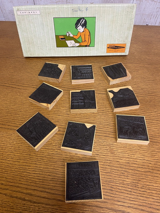 Image 1 of Paar antieke stempelsets