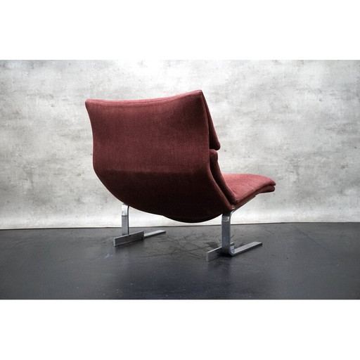 Vintage Onda Wave fauteuil van Giovanni Offredi voor Saporiti, 1970