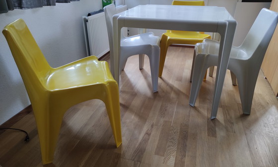 Image 1 of Bätzner Tafel Met Stoelen