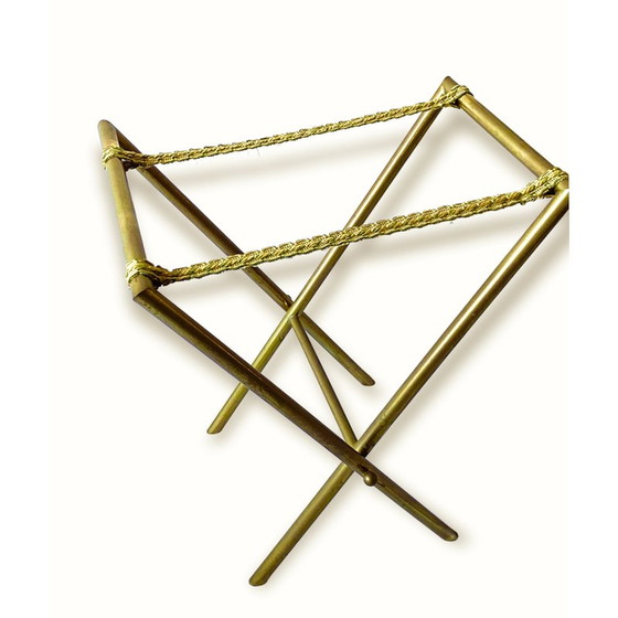 Image 1 of Vintage "City of Cards" opvouwbare salontafel door Piero Fornasetti, Italië 1950