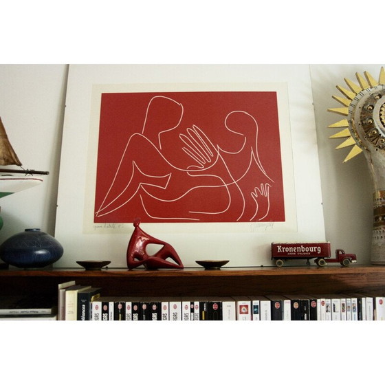 Image 1 of Vintage porseleinen figuur van Zsolnay 1960