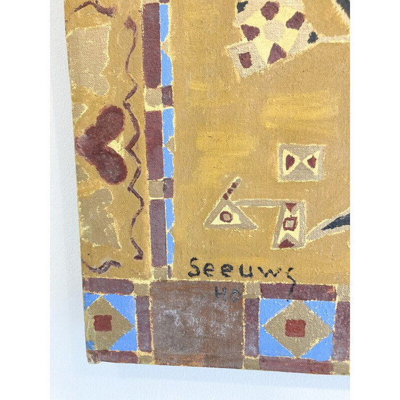 Image 1 of Vintage schilderij van Jos Seeuws, België 1970