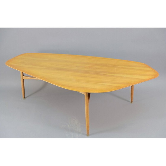 Image 1 of Vintage teakhouten salontafel van Svante Skogh, Zweden