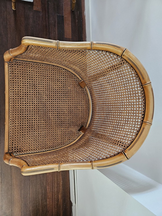 Image 1 of Giorgetti fauteuil Bamboo