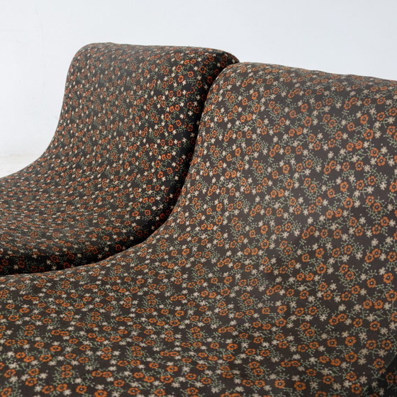 Image 1 of 2x Vintage bloemen lounge fauteuil