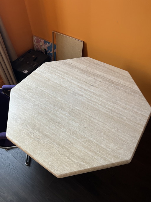 Travertin Eettafel 