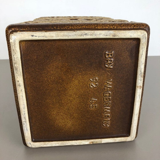 Image 1 of Vintage aardewerk vloervaas van Bodo Mans van Bay Ceramics, Duitsland, jaren 1970