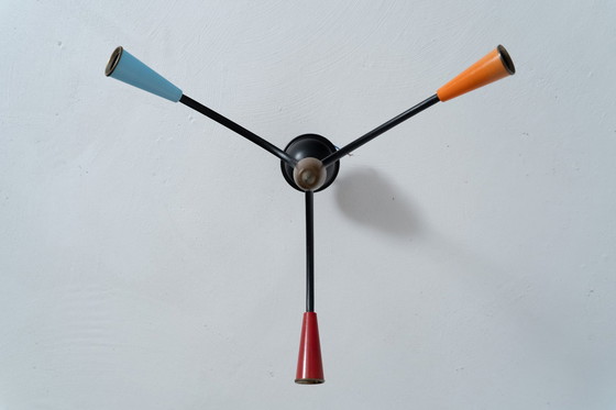 Image 1 of Vintage Veelkleurige Plafondlamp