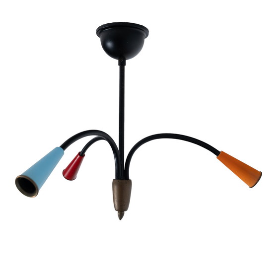 Image 1 of Vintage Veelkleurige Plafondlamp