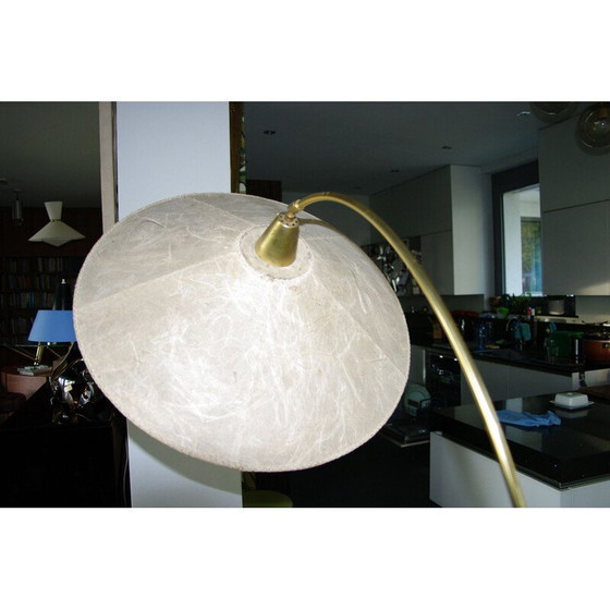 Image 1 of Vintage Duitse messing leeslamp, 1950