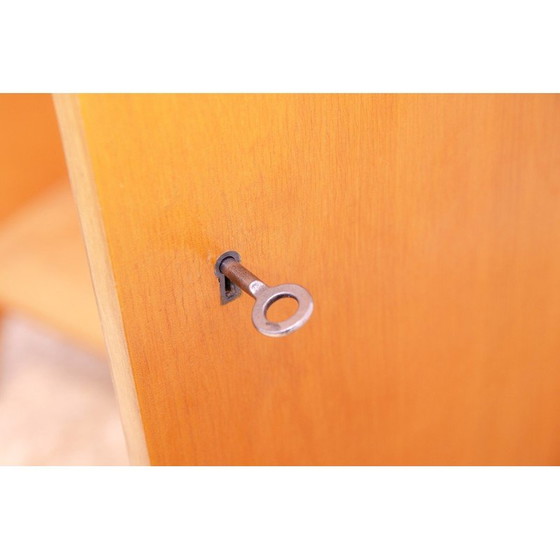 Image 1 of Vintage beuken kast van František Jirák voor Tatra Nábytok, Tsjecho-Slowakije 1960