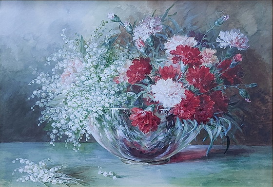 Image 1 of Dutch School (Xx) Still Life With Flowers