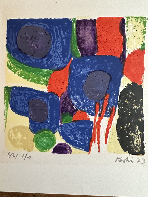 Image 1 of Gustav Bolîn - Abstracte compositie