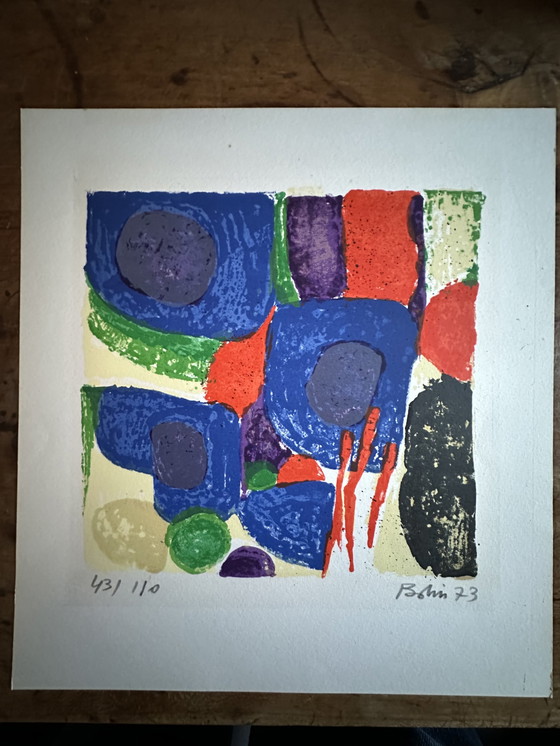 Image 1 of Gustav Bolîn - Abstracte compositie