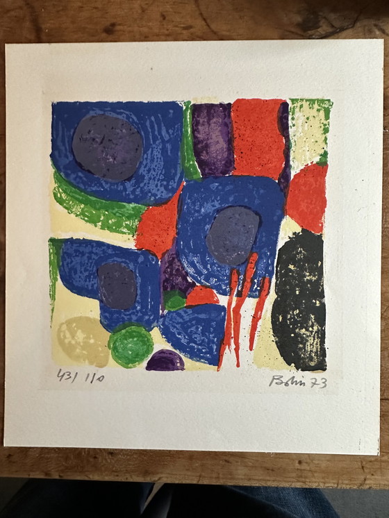 Image 1 of Gustav Bolîn - Abstracte compositie