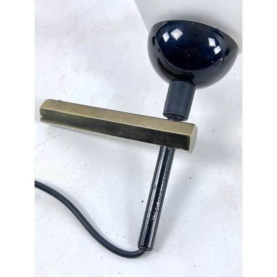 Image 1 of Set van 4 vintage wandlampen van messing en Murano glas door Quattrifolio, Italië 1970