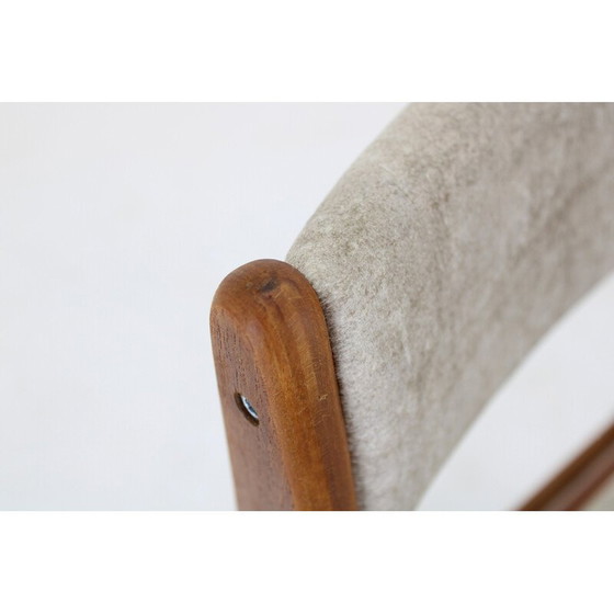 Image 1 of Set van 4 vintage Deense teakhouten eetkamerstoelen, jaren 1960