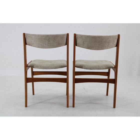 Image 1 of Set van 4 vintage Deense teakhouten eetkamerstoelen, jaren 1960