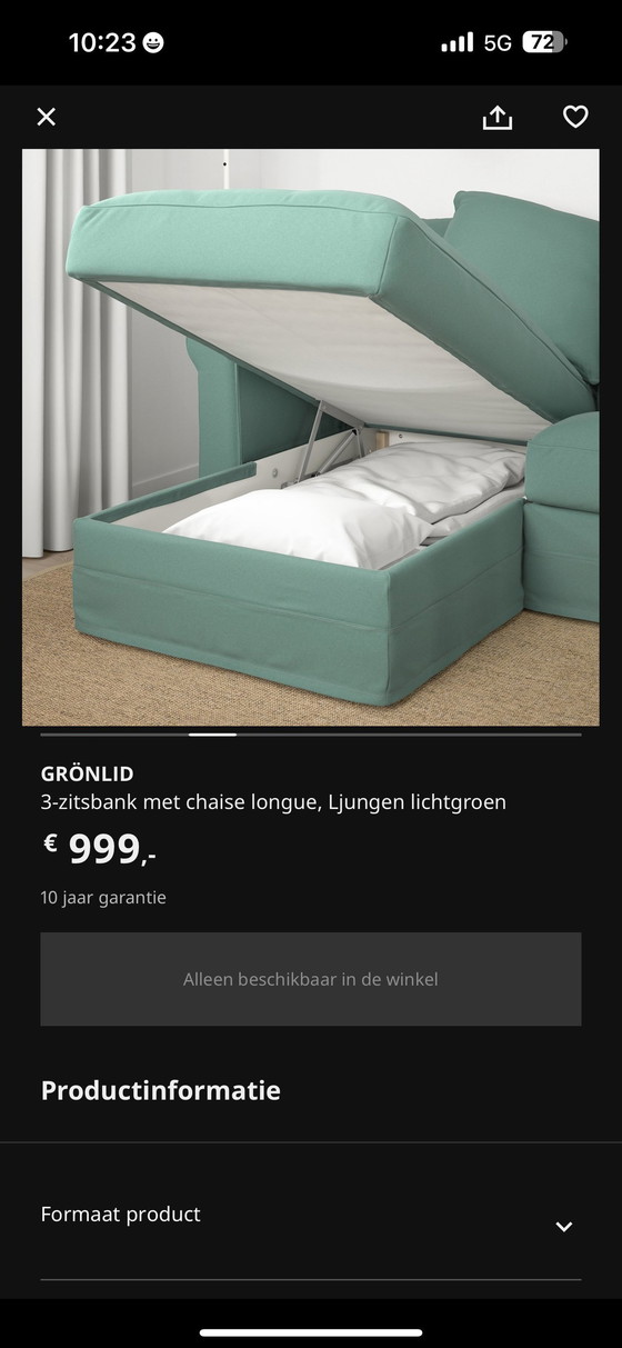 Image 1 of Bank Ikea Grönlid