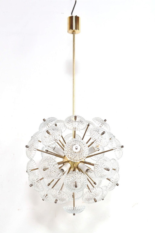 Vintage Sputnik Chandelier Dandelion By Lustry Kamenicky