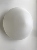 Vintage Plafondlamp Nederlands Ontwerp, Mat Glas - Jaren 1930