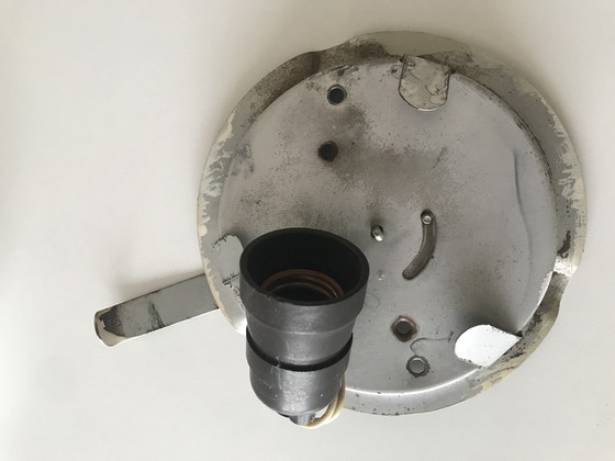 Image 1 of Vintage Plafondlamp Nederlands Ontwerp, Mat Glas - Jaren 1930