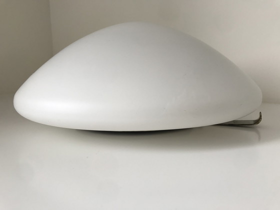 Image 1 of Vintage Plafondlamp Nederlands Ontwerp, Mat Glas - Jaren 1930