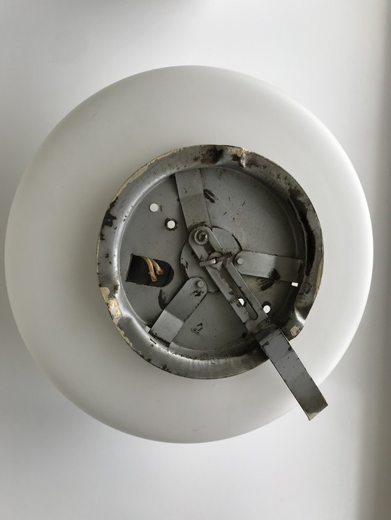 Image 1 of Vintage Plafondlamp Nederlands Ontwerp, Mat Glas - Jaren 1930