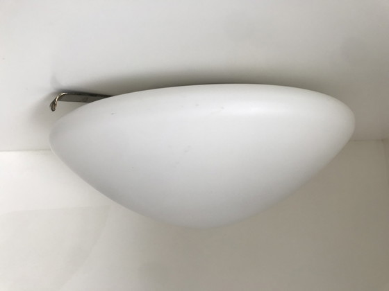 Image 1 of Vintage Plafondlamp Nederlands Ontwerp, Mat Glas - Jaren 1930