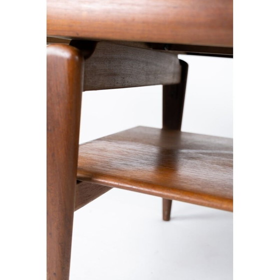 Image 1 of Vintage teakhouten salontafel, Denemarken 1960