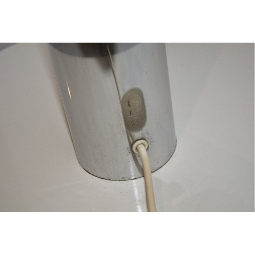 Vintage model P 428 vloerlamp in chroomstaal en glas van Pia Guidetti Crippa voor Luci Illuminazione, 1970