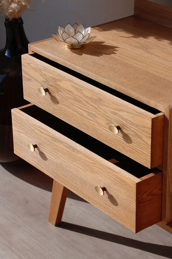 Image 1 of Eiken dressoir - Années 60