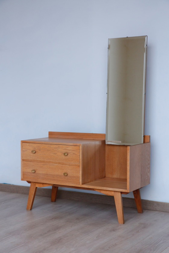 Image 1 of Eiken dressoir - Années 60