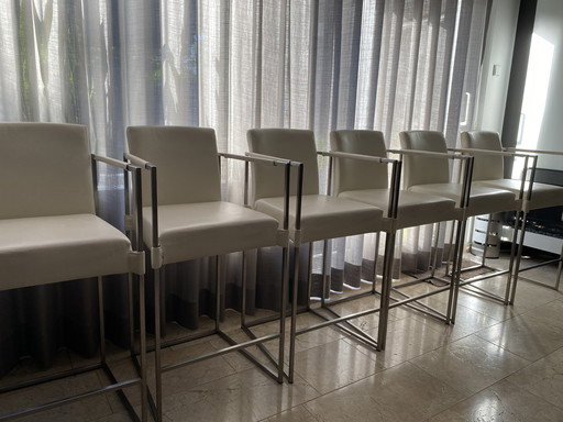 6x Bert Plantagie bar chairs