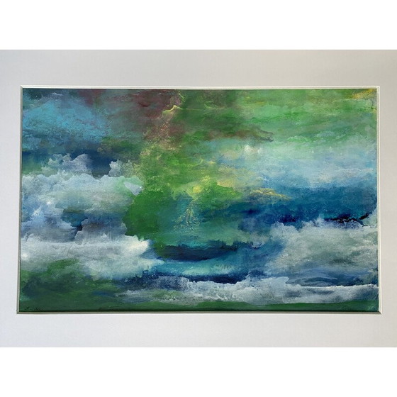 Image 1 of Abstracte vintage compositie van Zenaken, Tsjecho-Slowakije 1954