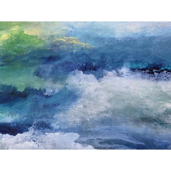 Image 1 of Abstracte vintage compositie van Zenaken, Tsjecho-Slowakije 1954