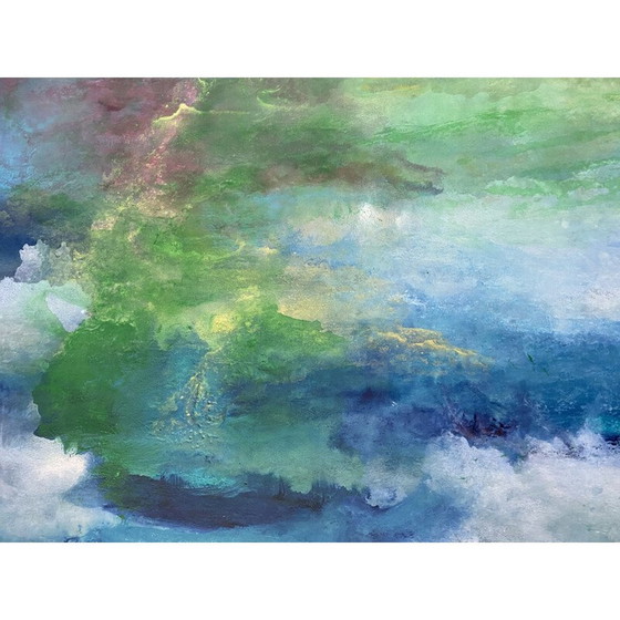 Image 1 of Abstracte vintage compositie van Zenaken, Tsjecho-Slowakije 1954