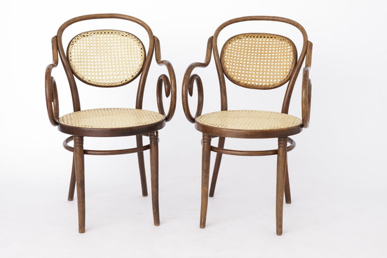 Image 1 of 2 Fauteuils van Michael Thonet voor ZPM Radomsko, nr. 11, jaren 1920, Oostenrijk