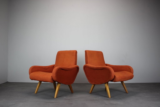 Damesstoel' in de stijl van Marco Zanuso, 1950