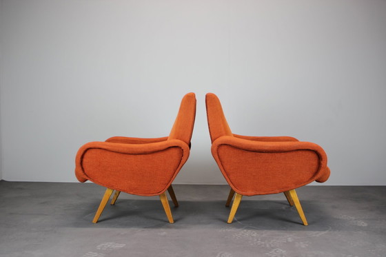 Image 1 of Damesstoel' in de stijl van Marco Zanuso, 1950