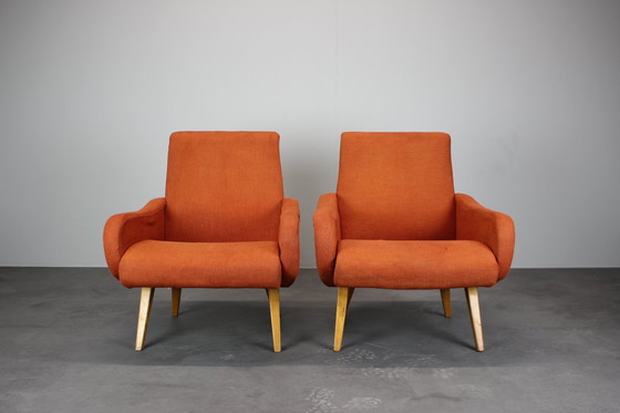 Image 1 of Damesstoel' in de stijl van Marco Zanuso, 1950