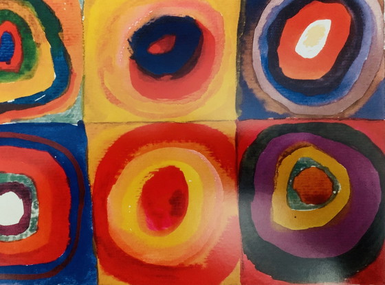 Image 1 of Wassily Kandinsky: “Angular Circles, 1913”.