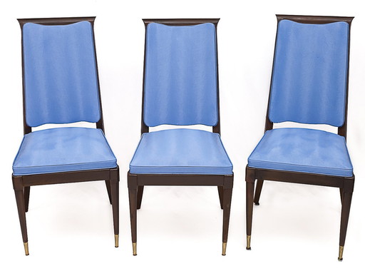 Set van 6 Art Deco Stoelen