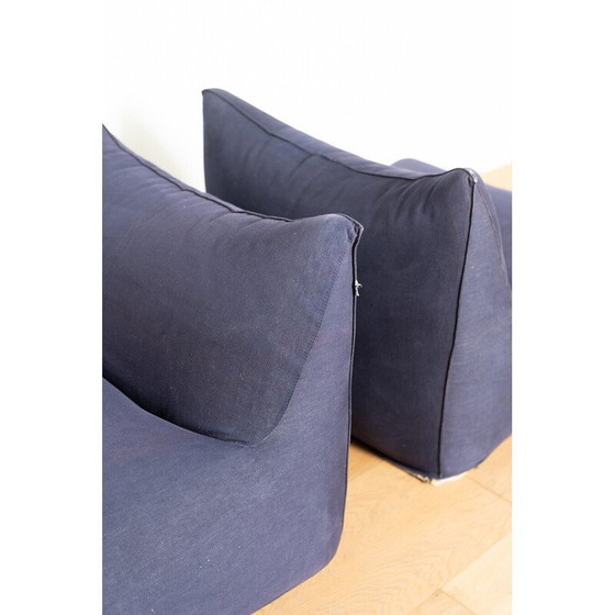 Image 1 of Set van 3 vintage "Le Dolls" fauteuils van Mario Bellini voor C et B, Italië 1970