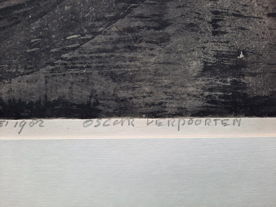 Image 1 of Scheepssloop Oostende - Ets Oscar Verpoorten - 1982