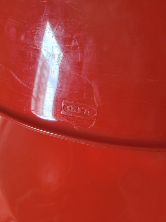 Image 1 of 4x Ikea Niels Gammelgaard TED klapstoelen rood