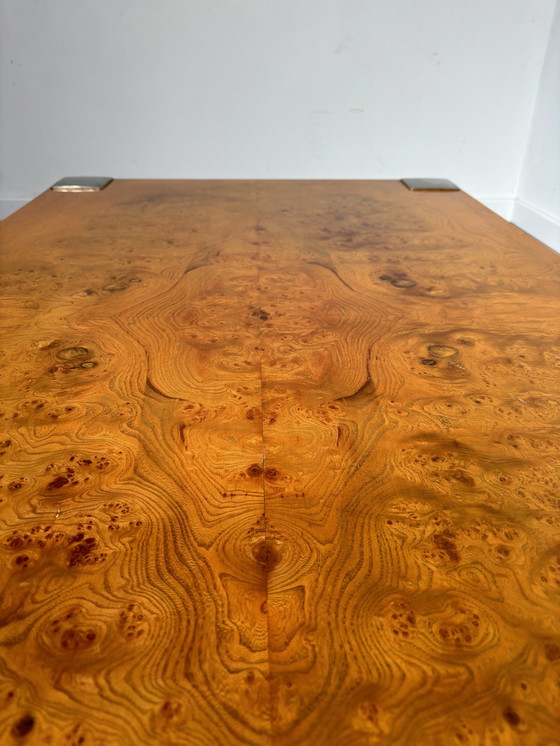 Image 1 of Vintage wortelnotenhouten salontafel