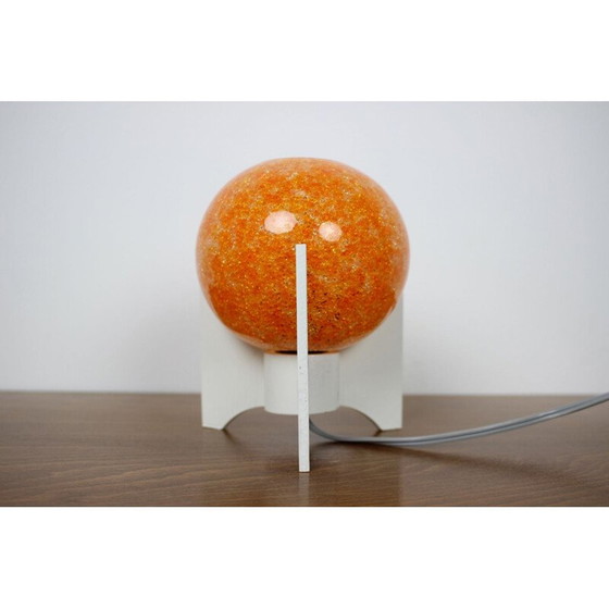 Image 1 of Vintage raket tafellamp van hout en hard plastic, Tsjecho-Slowakije 1960