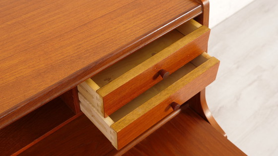 Image 1 of Vintage Secretaire | Teak | Kaptafel | Met Spiegel | 92 Cm