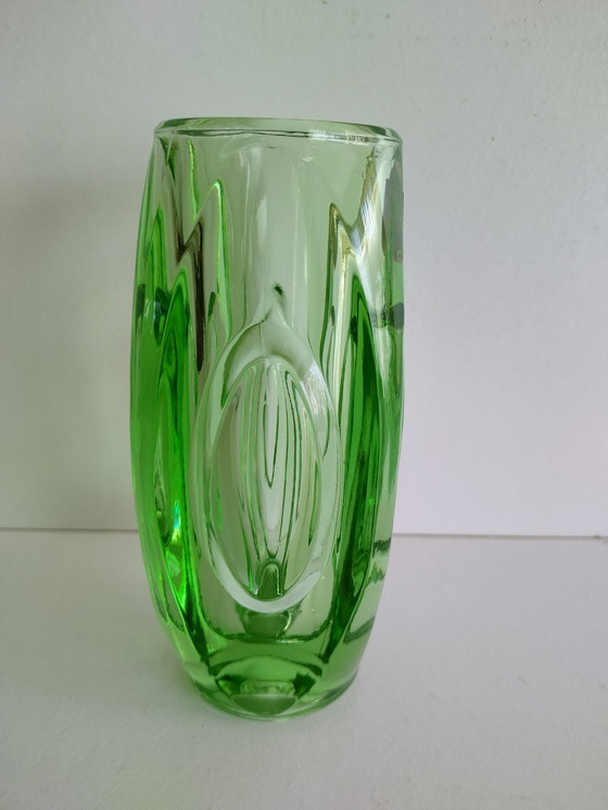 Image 1 of Sklo Lens vase door Rudolf Schrötter